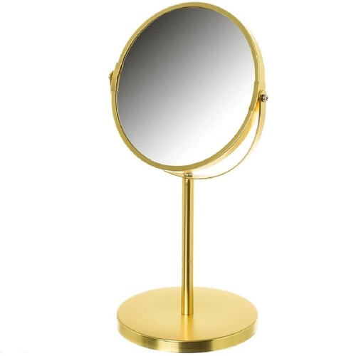 Miroir rond poser sur - rond, pied
