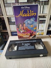 Film [VHS] Cassette Aladdin Disney Dessin Animé FR Testée 