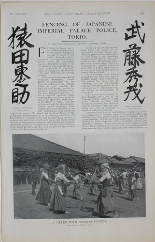 1902 imprimé escrime - imprimé, de