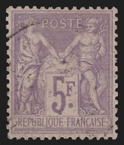 Sage 5fr violet sur - n°95,,