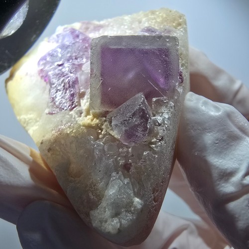 Cube fluorite fantôme - cube, de