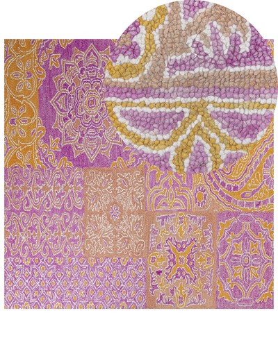 Tapis touffeté main à - main,