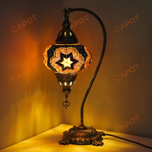 Lampe table mosaïque - lampe,