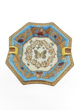 Cendrier, vide poche porcelaine décorative, style italien, production artisanale