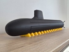 Maquette 3D sous-marin Suffren Barracuda échelle 1/100 scale submarine model kit
