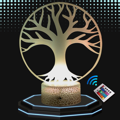 Lampe chevet led arbre - de,