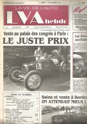 Vie auto n 587 - vie, n°587