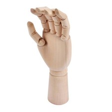 Main en Bois Vernis