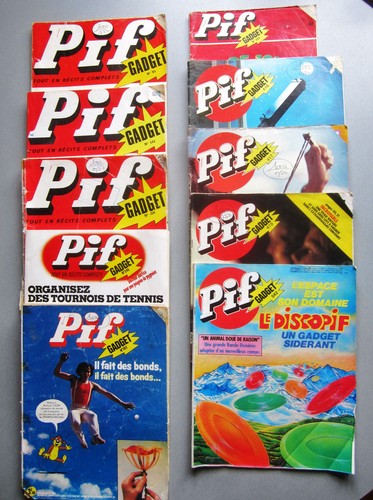 Lot pif gadget - lot, 10