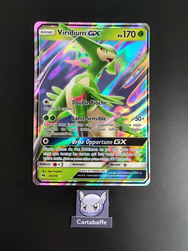 Carte pokémon viridium - pokémon,