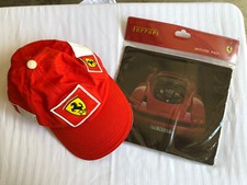Ferrari Hat And Mouse Pad