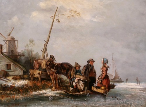 Tableau ancien eugène - tableau,