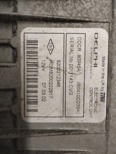 Calculateur moteur renault - calculateur,