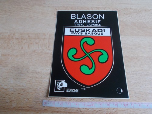Carte postale blason adhésif - blason,