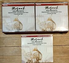 Wolfgang Amadeus  MOZART  Wind Concertos Coffret de 5 CD 1991  3CCL5-1