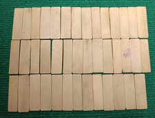 Ancien - Lot de 41 Jetons en OS pour Jeux de Société