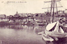 CPA 50 près Donville St Pair Bréhal GRANVILLE Le Bassin à Flot Port Voiliers1907