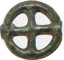 CD0912 Gauloise Gaule Rouelle 4 Rayons Bronze -100 -50 -> Faire Offre