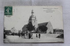 Cpa 1912, Trigavou, le bourg, Cotes d'Armor 22