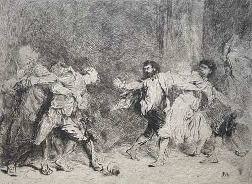 Ernest meissonier rixe - meissonier, la
