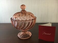 1 boite sucrier rosace en cristal de Baccarat (prix à la pièce)