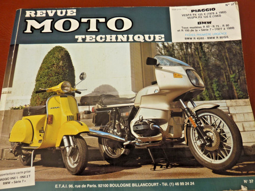 Revue moto technique rmt - technique, 37