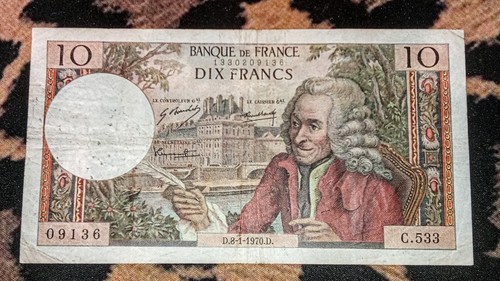 Billet francs voltaire - billet,