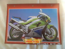 CARTE FICHE MOTO KAWASAKI ZXR 750 J 1 1991