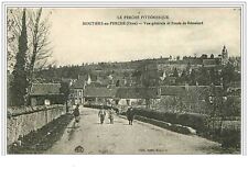 61.MOUTIERS AU PERCHE.VUE GENERALE ET ROUTE DE REMALARD