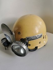 Rare Ancien Casque Spéléologie Galibier PETZL 1977's Vintage