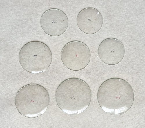 Verre pendule réveil - , bombé