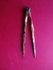 Ancien compas laiton 12cm - compas, en