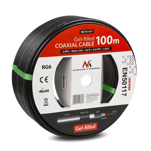 Câble coaxial sat - câble, pour