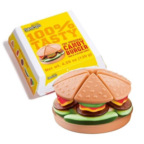Raindrop candy gummy burger - s,