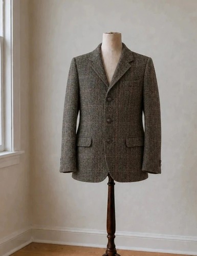 Harris tweed veste - tweed, homme