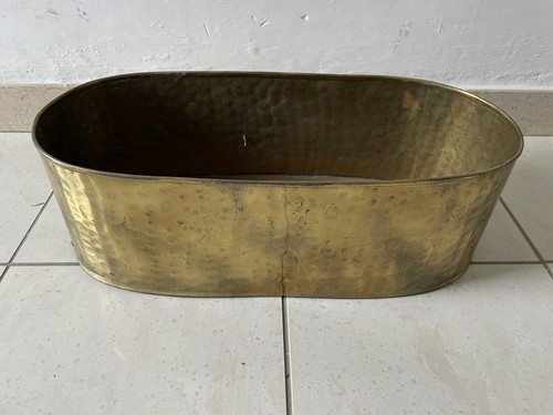 Cache pot vintage - cache, ovale
