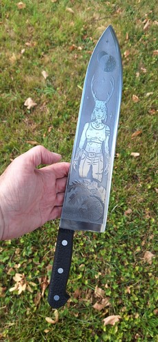 Couteau boucher - couteau, de