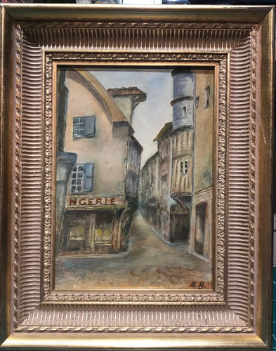 Huile sur panneau boirin - huile,