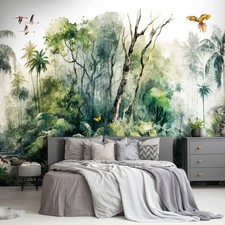 Murale De Jungle Peinte