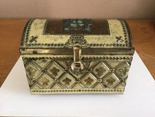 Ancien coffret fer blanc - ancien, en