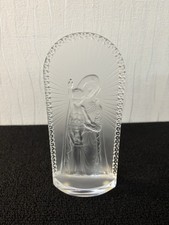 Vierge à l'enfant en cristal