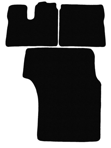 Noir velour tapis sol - velour, pour