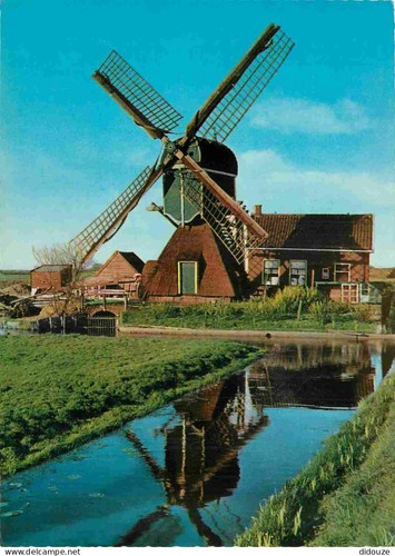 Carte postale moulin à vent - postale,