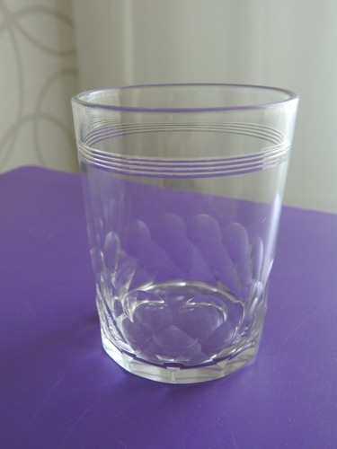Ancien verre gobelet - , en
