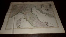 CARTE Fin 18e s. - L'Italie - Par Rizzi Zannoni - Chez Lattré et Delalain