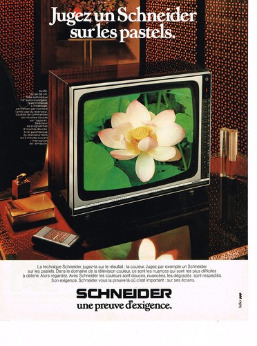 Publicite 1974 schneider - publicite,