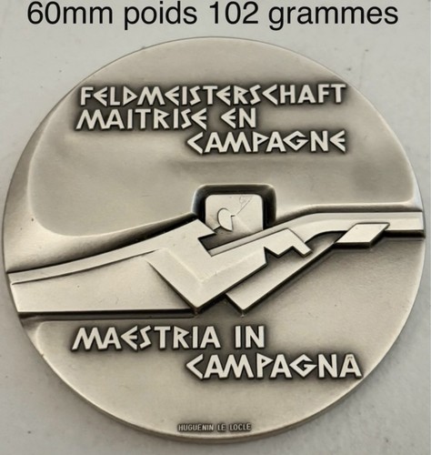 Médaille bronze arg société