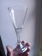 V16 Grand Verre à Pied Ancien XVIII Verrerie Sud-Ouest