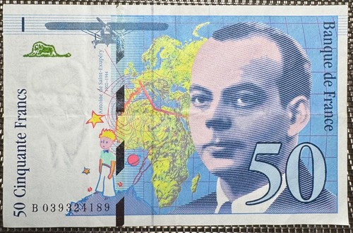 Billet francs st exupery - francs,