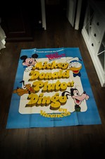 MICKEY DONALD PLUTO GOOFY B Walt Disney French Vintage Movie Poster Original